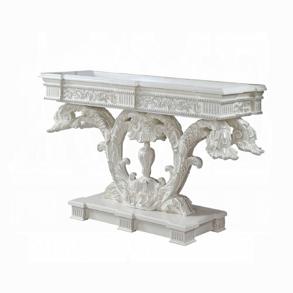 ACME Furniture - Vanaheim Sofa Table - Antique White - LV00802 view 1