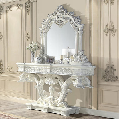 ACME Furniture - Vanaheim Sofa Table - Antique White - LV00802 view 3