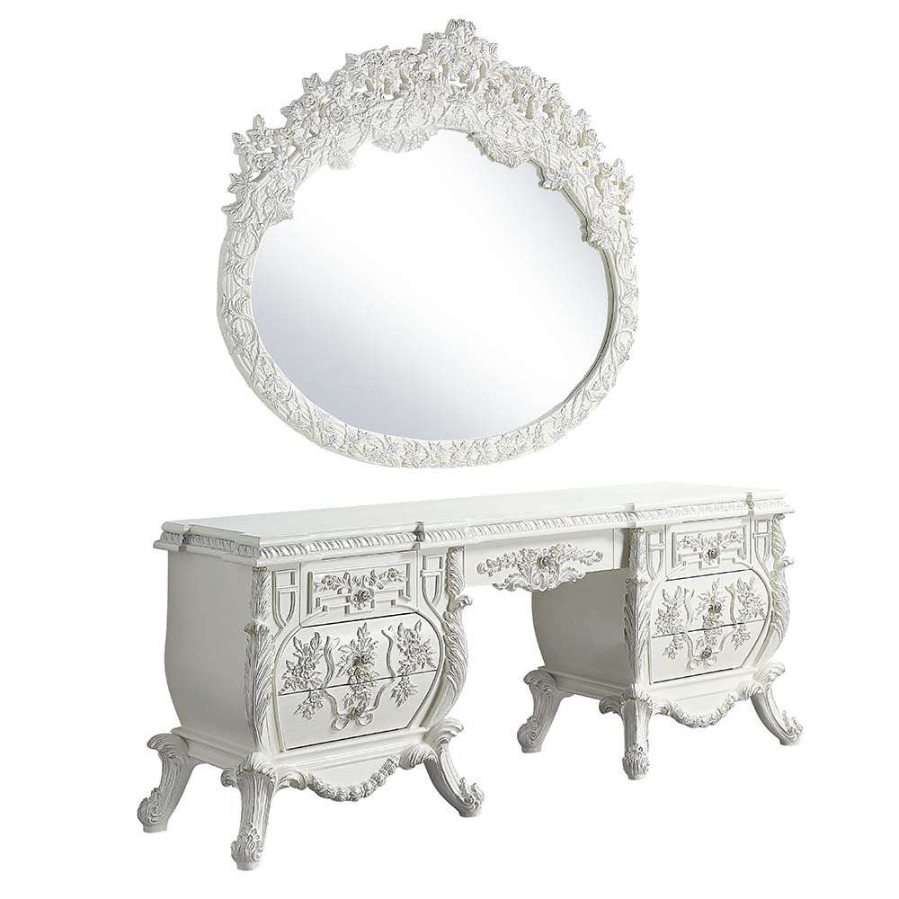 ACME Furniture - Vanaheim Vanity Desk - Antique White - BD00674 veiw 1