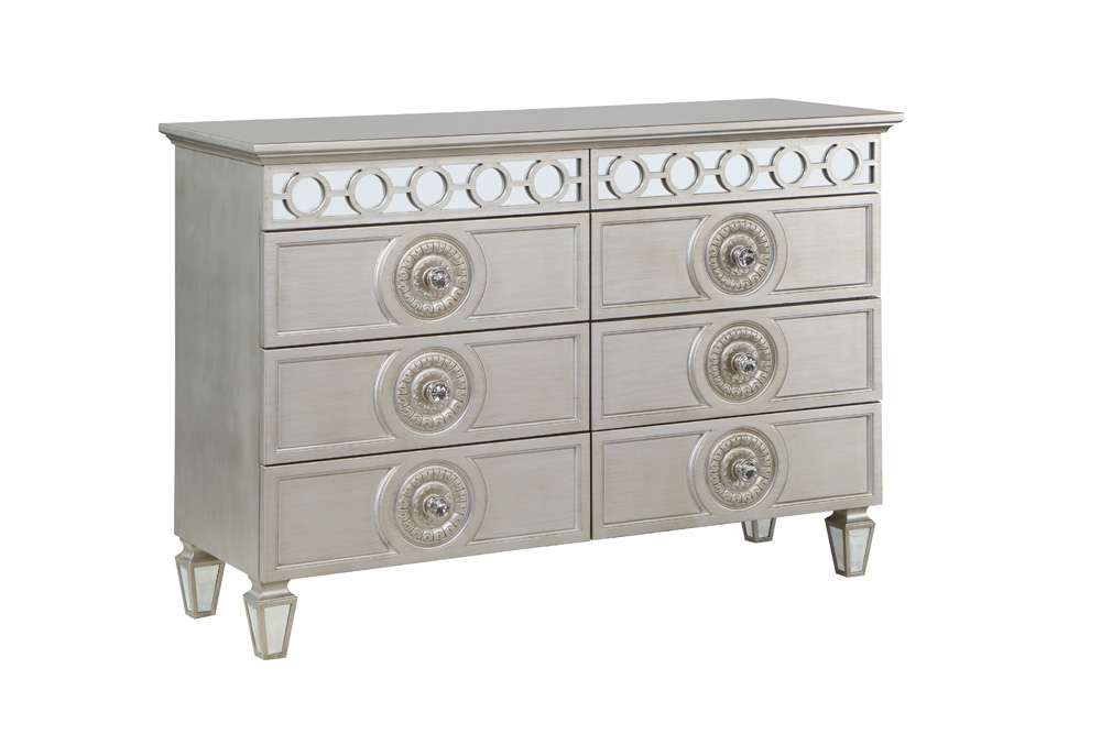 ACME Furniture - Varian Dresser - Silver & Mirrored - BD01281 veiw 1