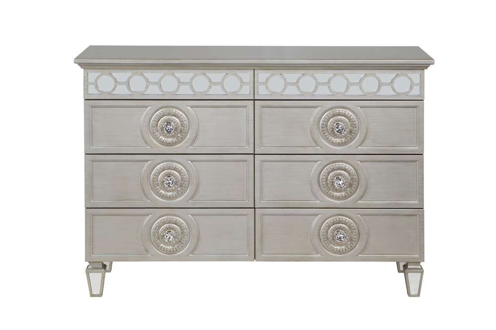 ACME Furniture - Varian Dresser - Silver & Mirrored - BD01281 veiw 2