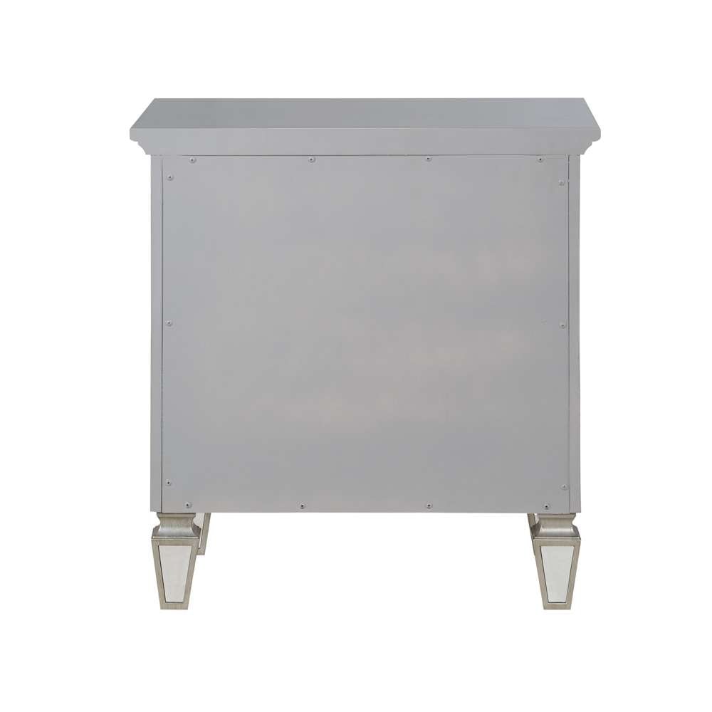 ACME Furniture - Varian Nightstand - Silver & Mirrored - BD01280 veiw 3