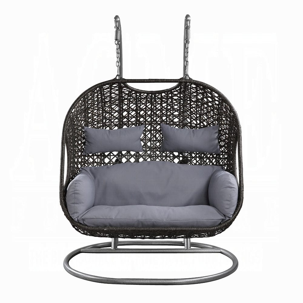 ACME Furniture - Vasant Patio Swing Chair with Stand - 45084 view 2