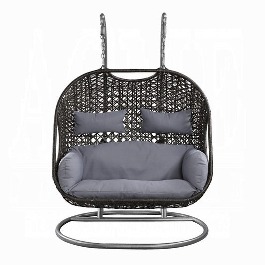 ACME Furniture - Vasant Patio Swing Chair with Stand - 45084 view 2