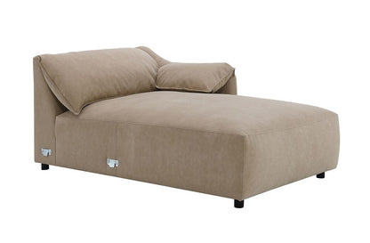 ACME Furniture - Veata Sectional Sofa - Light Brown Suede - LV03090 veiw 3