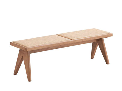 ACME Furniture - Velentina Bench - Rattan & Natural - DN02374 view 1