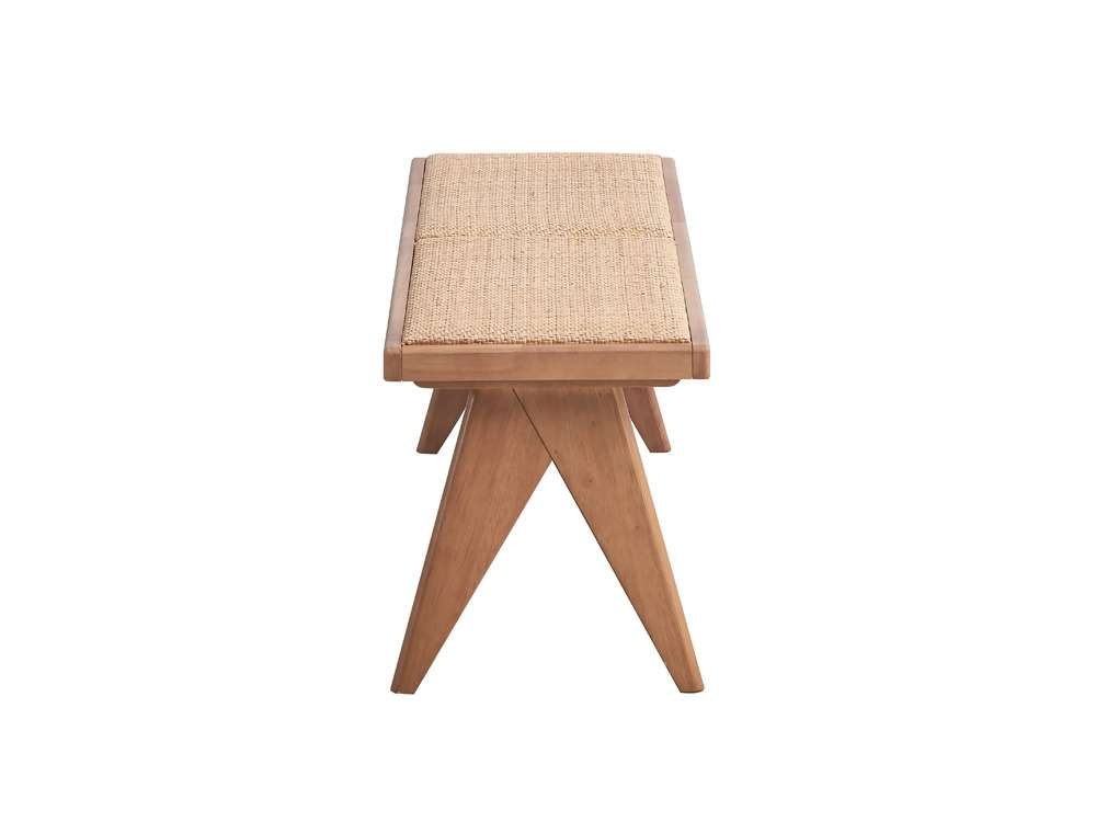 ACME Furniture - Velentina Bench - Rattan & Natural - DN02374 veiw 3