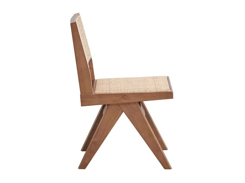 ACME Furniture - Velentina Side Chair (Set of 2) - Rattan & Natural - DN02372 view 3