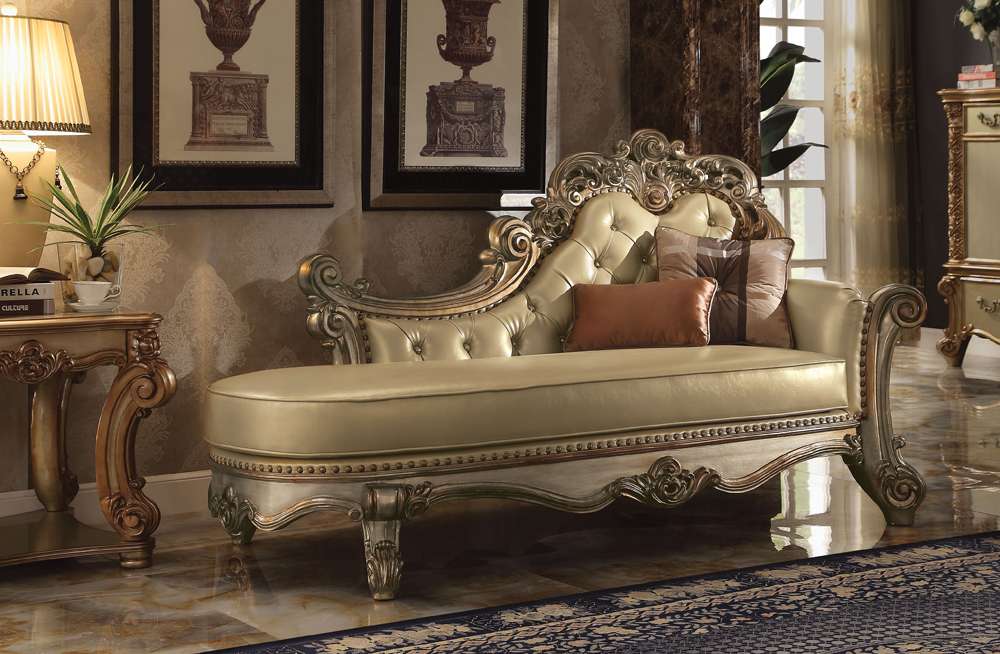 ACME Furniture - Vendome Chaise w/2 Pillows - 96485 view 2