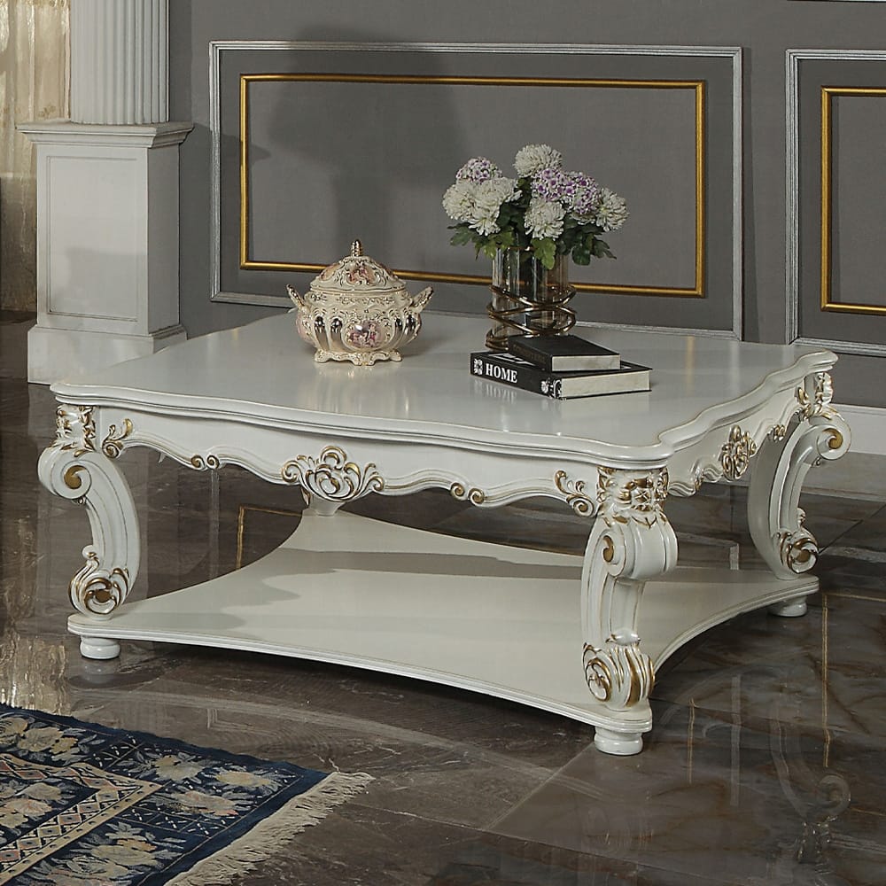 ACME Furniture - Vendome - Coffee Table -  Antique Pearl Finish - LV01327 view 5