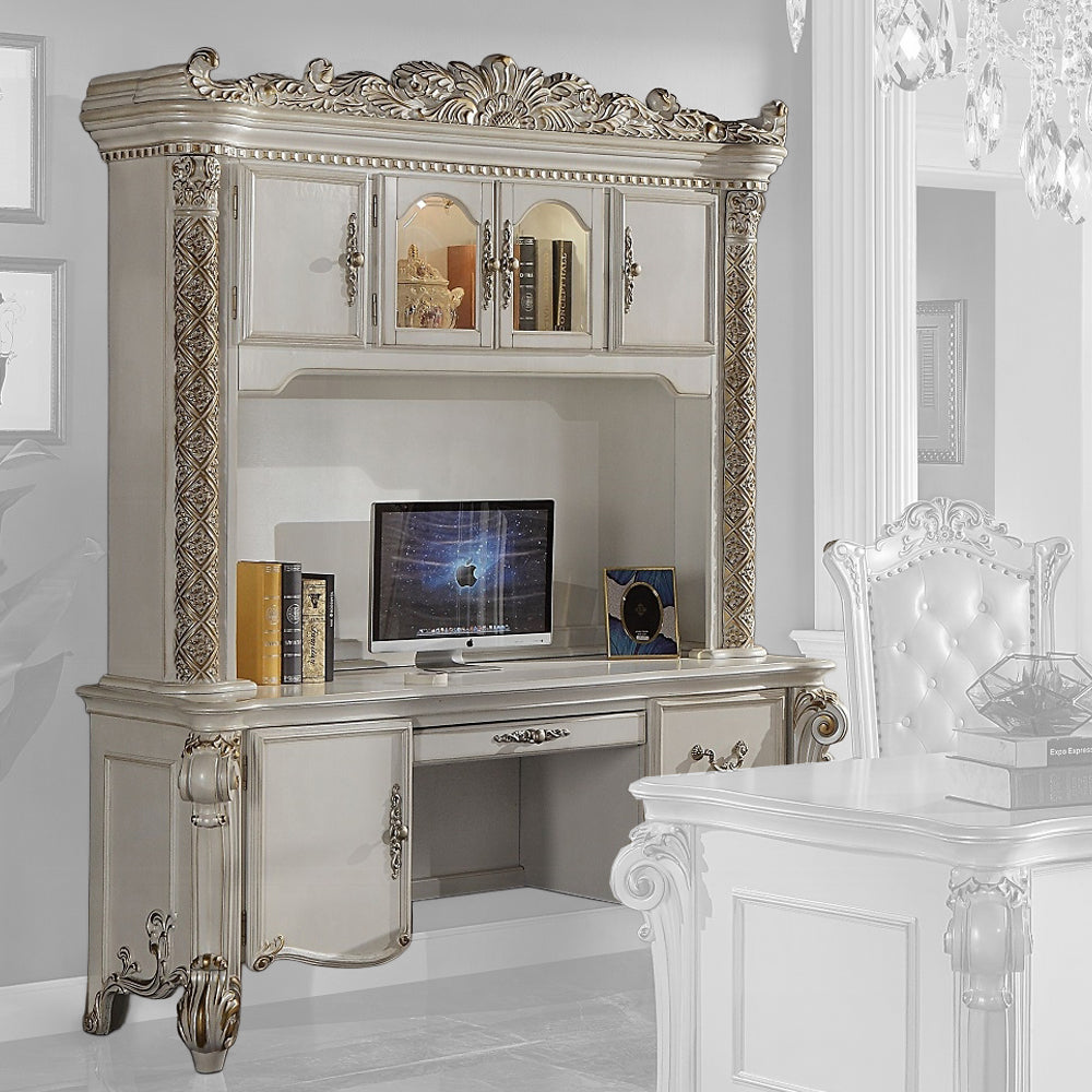 ACME Furniture - Vendome Computer Desk & Hutch - Antique Pearl - OF01519 view 1