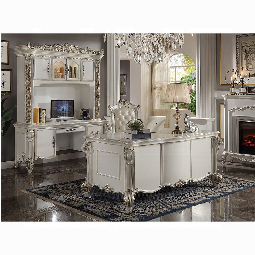 ACME Furniture - Vendome Computer Desk & Hutch - Antique Pearl - OF01519 view 3