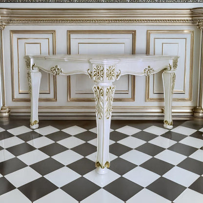 ACME Furniture - Vendome Counter Height Table - Antique Pearl Finish - DN01515 veiw 4