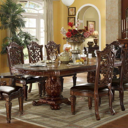 ACME Furniture - Vendome Dining Table w/Double Pedestal - 60000 view 3