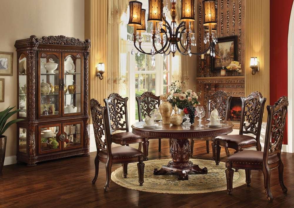 ACME Furniture - Vendome Dining Table w/Pedestal (60inDia) - 62015 veiw 2