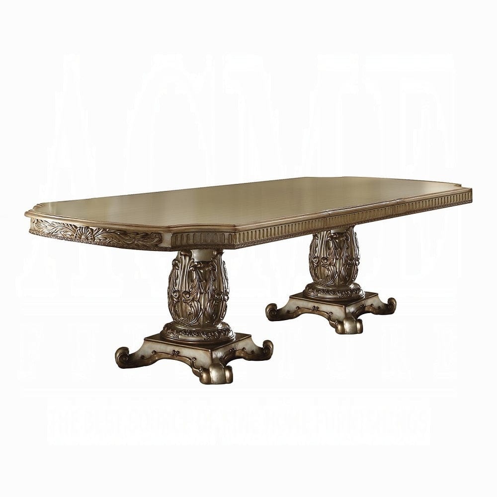 ACME Furniture - Vendome Dining Table w/Double Pedestal - 63000 view 1