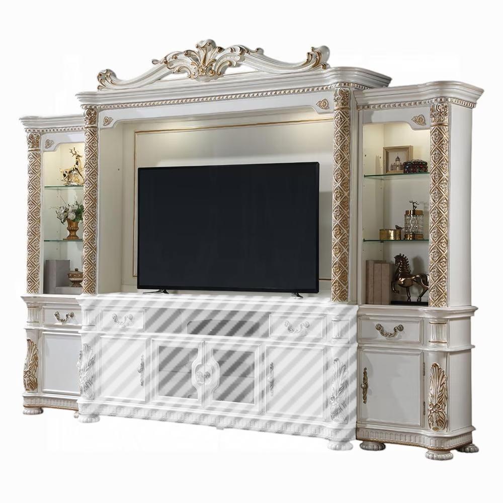 ACME Furniture - Vendome Entertainment Center - Antique Pearl Finish - LV01520 veiw 1