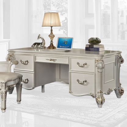 ACME Furniture - Vendome Executive Writing Desk - Antique Pearl - OF01517 view 1