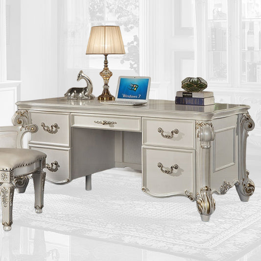 ACME Furniture - Vendome Executive Writing Desk - Antique Pearl - OF01517 view 1