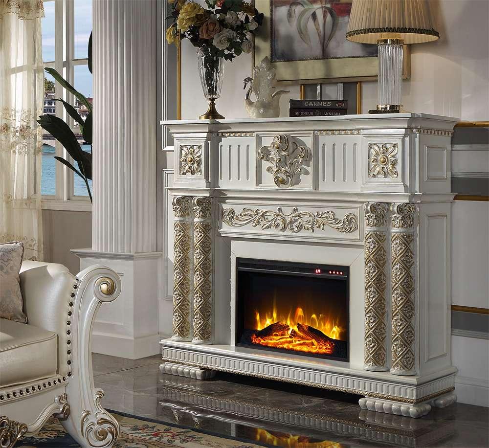 ACME Furniture - Vendome Fireplace - Antique Pearl - AC01313 veiw 1
