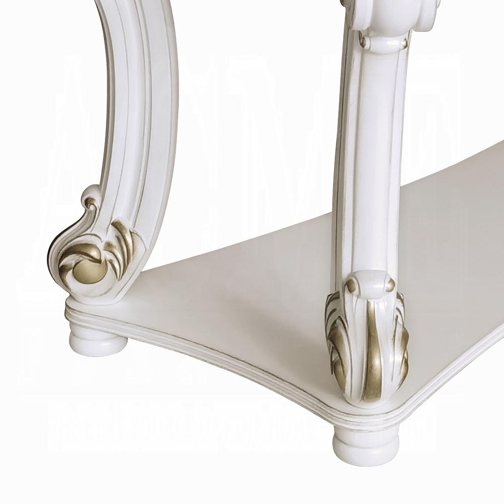 ACME Furniture - Vendome Sofa Table - Antique Pearl Finish - LV01528 veiw 6