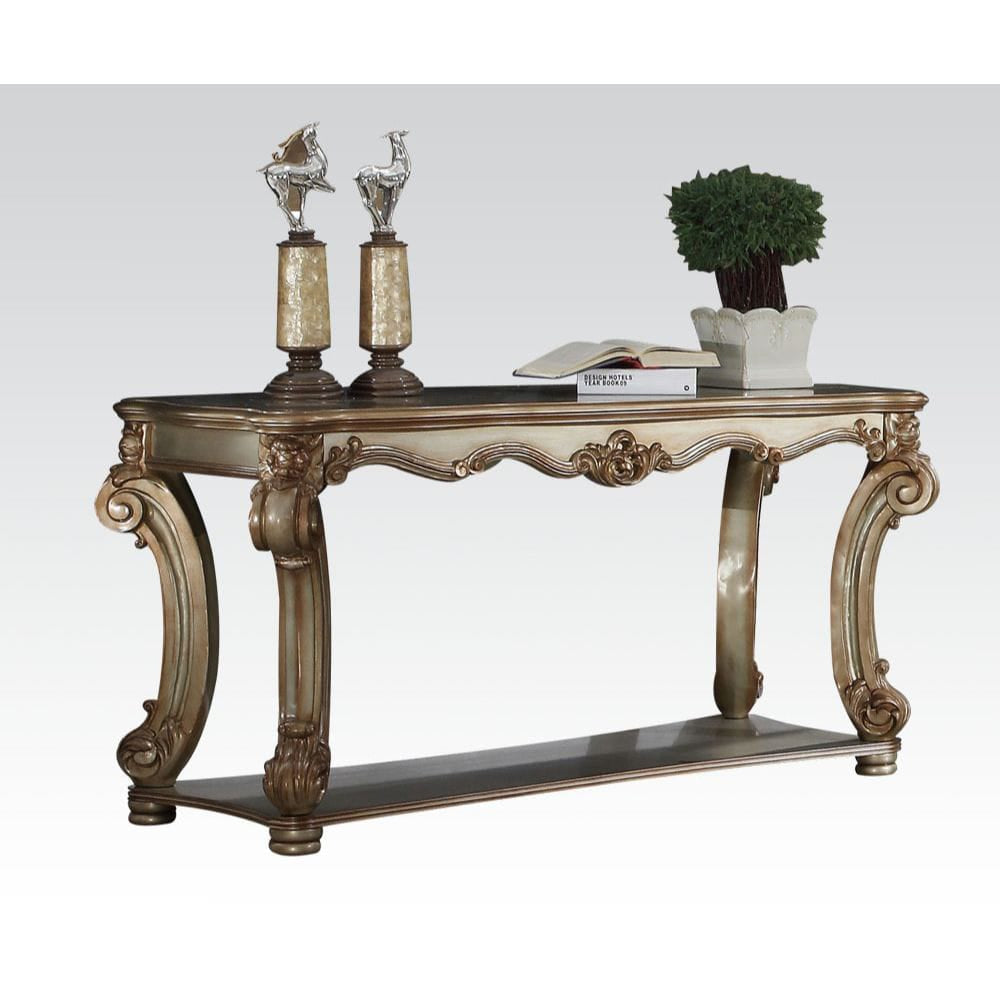 ACME Furniture - Vendome - Sofa Table - Gold Patina - 83002B view 1