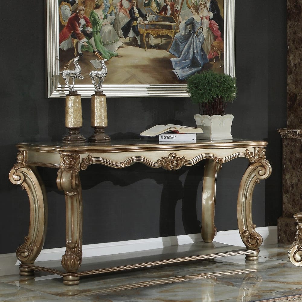 ACME Furniture - Vendome - Sofa Table - Gold Patina - 83002B view 2