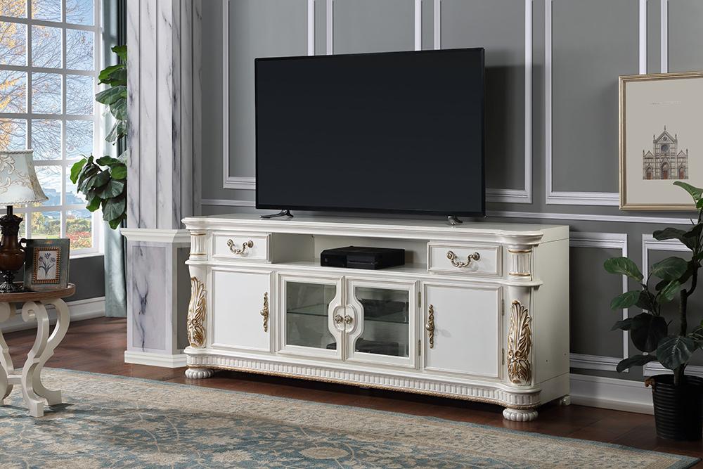 ACME Furniture - Vendome TV Stand - Antique Pearl Finish - LV01521 veiw 1