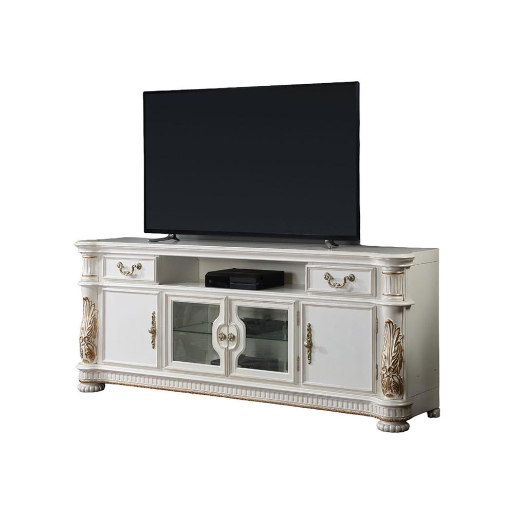 ACME Furniture - Vendome TV Stand - Antique Pearl Finish - LV01521 veiw 2