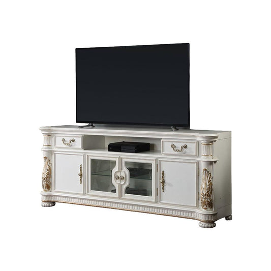 ACME Furniture - Vendome TV Stand - Antique Pearl Finish - LV01521 veiw 2