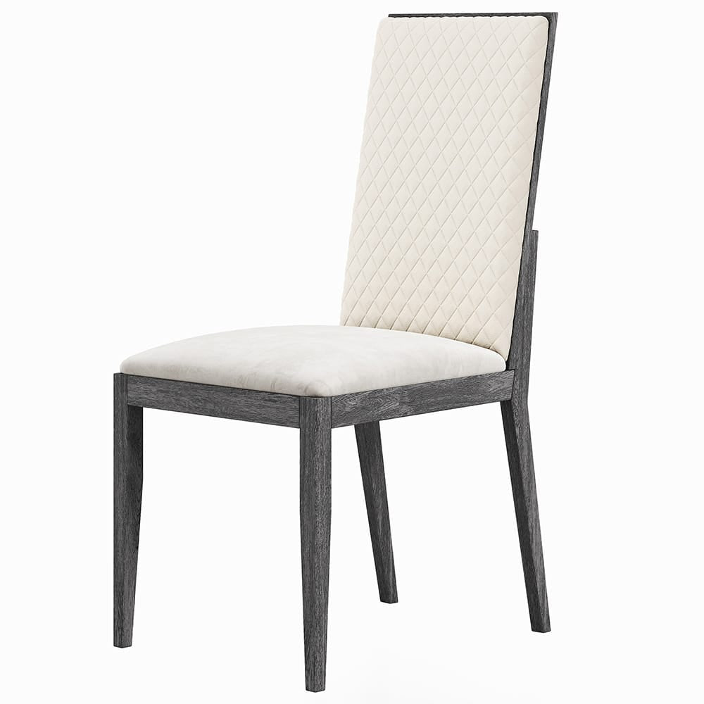 ACME Furniture - Venezia - Side Chair (Set of 2) - Gray Synthetic Leather & Gray - DN04716 view 1