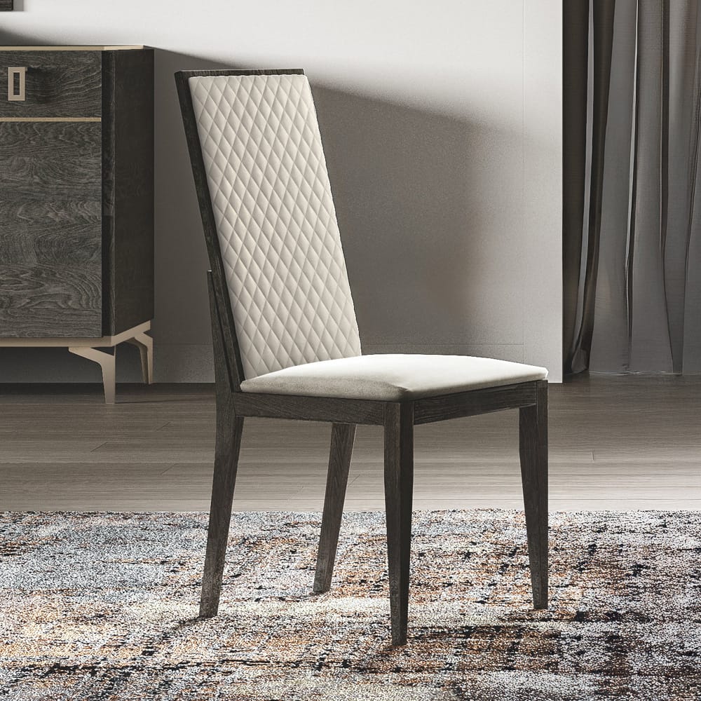 ACME Furniture - Venezia - Side Chair (Set of 2) - Gray Synthetic Leather & Gray - DN04716 view 3