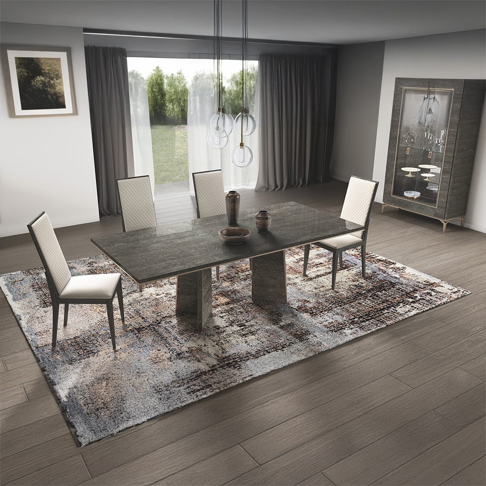 ACME Furniture - Venezia - Side Chair (Set of 2) - Gray Synthetic Leather & Gray - DN04716 view 4