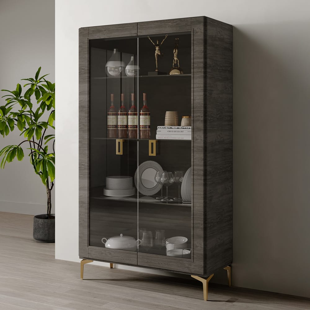 ACME Furniture - Venezia - Wine Cabinet - Gray - DN04719 view 2