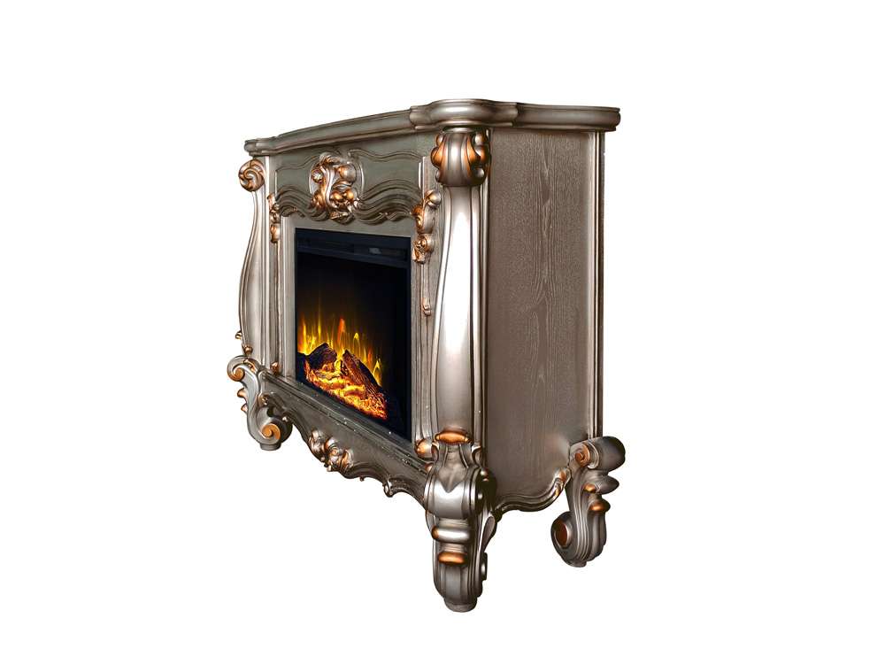 ACME Furniture - Versailles Fireplace - Antique Platinum - AC01314 veiw 4