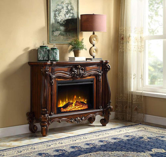 ACME Furniture - Versailles Fireplace - Cherry Oak - AC01315 veiw 1