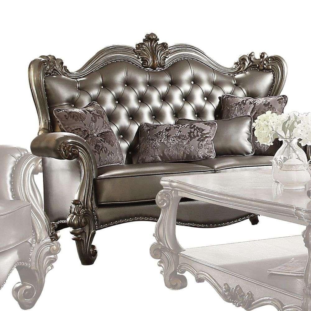 ACME Furniture - Versailles Loveseat (w/4 Pillows) - 56821 veiw 1