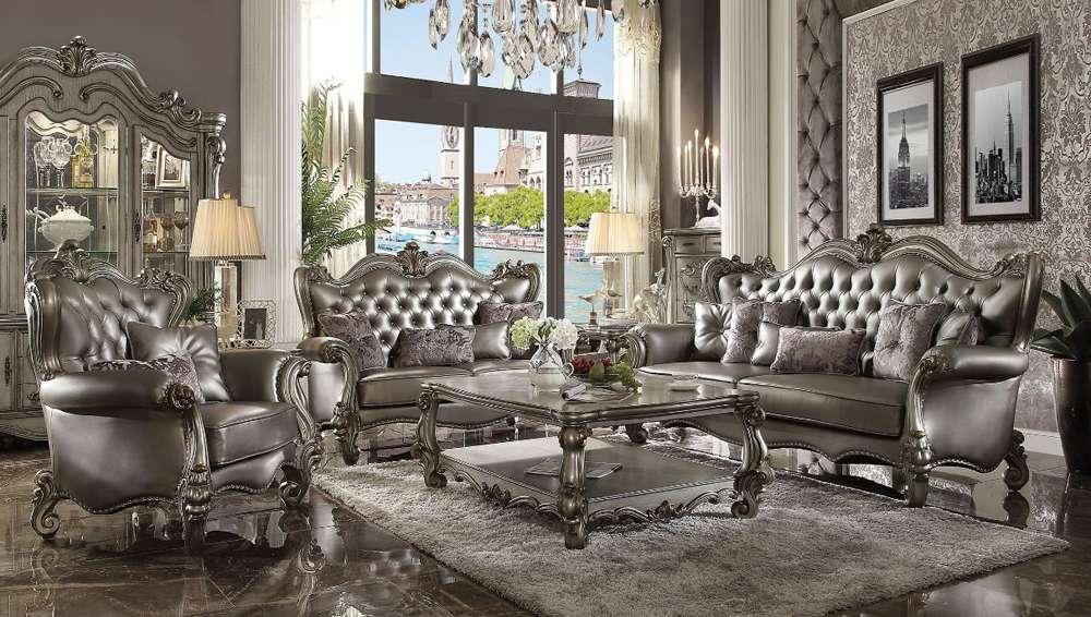 ACME Furniture - Versailles Loveseat (w/4 Pillows) - 56821 veiw 2