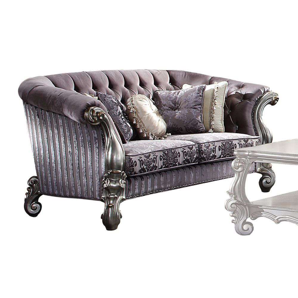 ACME Furniture - Versailles Loveseat (w/5 Pillows) - 56826 veiw 1