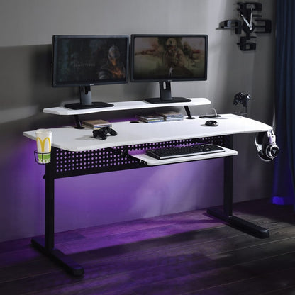 ACME Furniture - Vildre Gaming Table w/USB Port - 93134 view 6