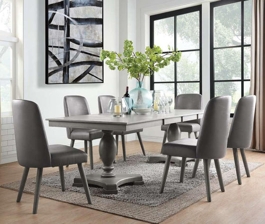 ACME Furniture - Waylon Dining Table w/Double Pedestal - 72200 view 2