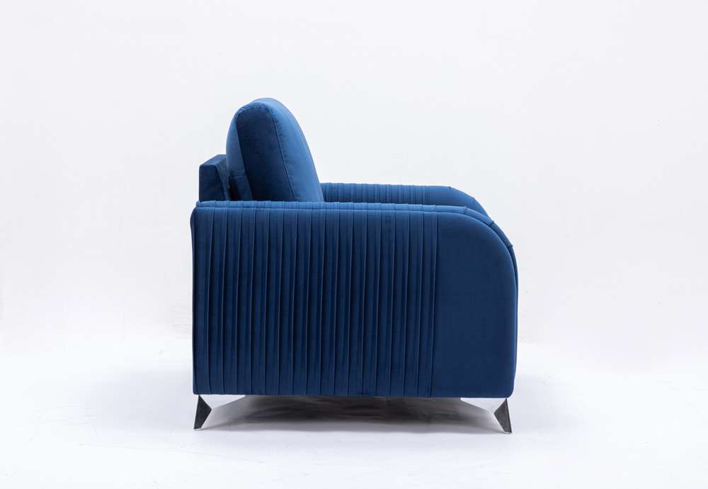 ACME Furniture - Wenona Chair - Blue Velvet - LV01776 veiw 3