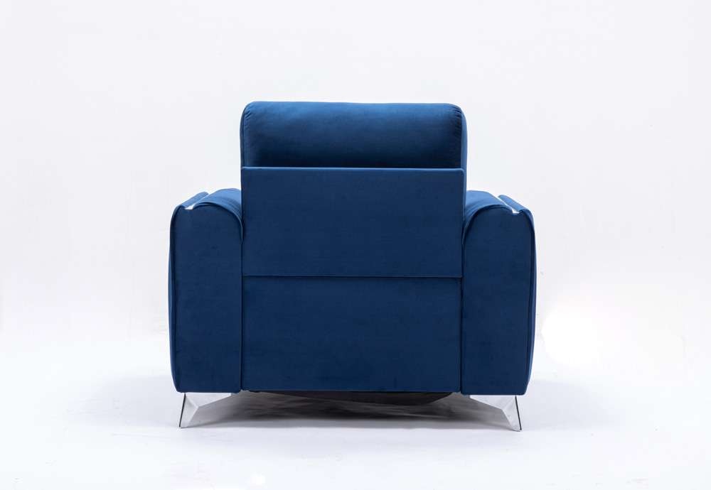 ACME Furniture - Wenona Chair - Blue Velvet - LV01776 veiw 4