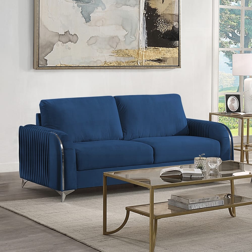 ACME Furniture - Wenona Sofa - Blue Velvet - LV01774 view 5