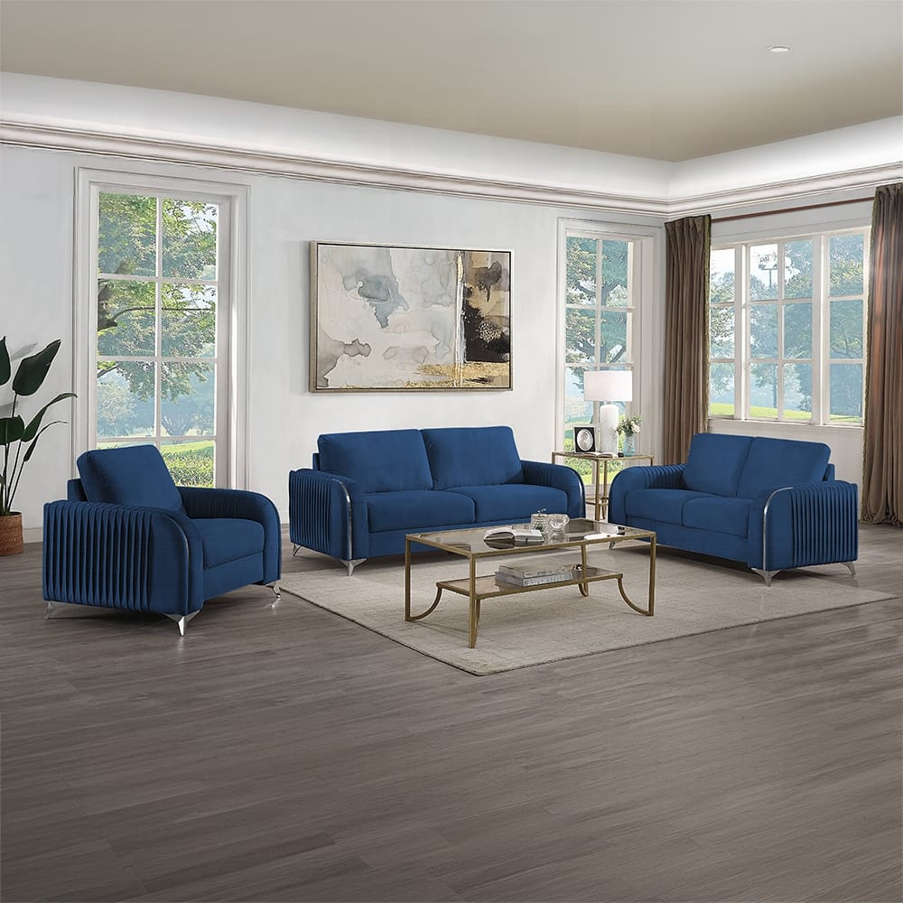 ACME Furniture - Wenona Sofa - Blue Velvet - LV01774 view 7