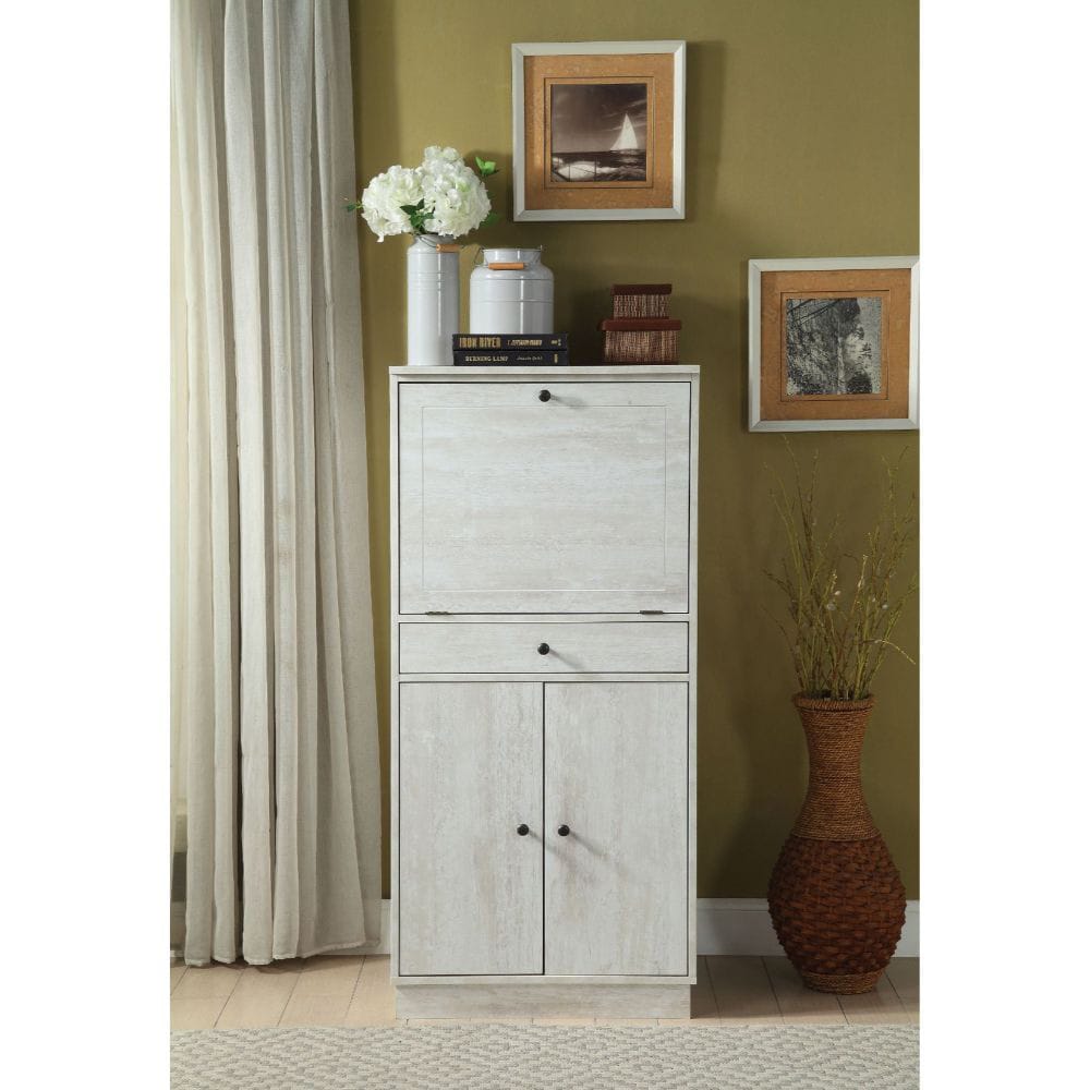 ACME Furniture - Wiesta - Wine Cabinet - Antique White - 97545 view 8