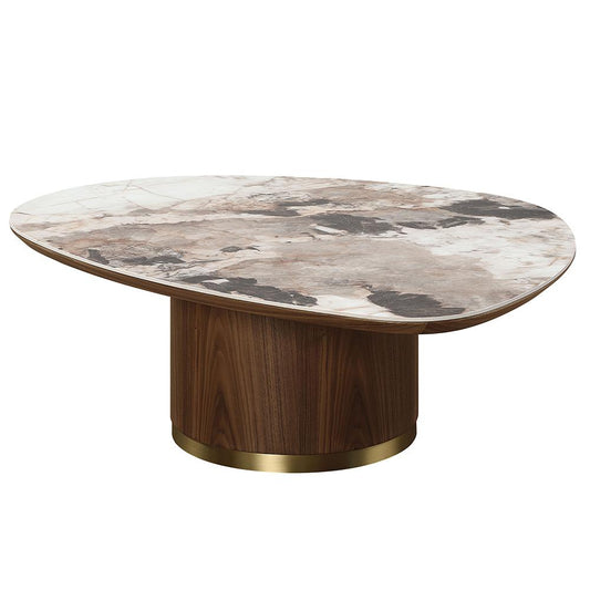 ACME Furniture - Willene Coffee Table w/Ceramic Top - Ceramic Top & Walnut Finish - LV03155 view 1