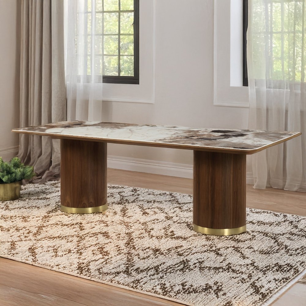 ACME Furniture - Willene - Dining Table w/Ceramic Top - DN03305A view 1