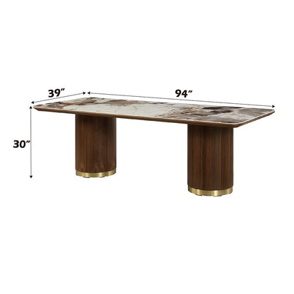 ACME Furniture - Willene - Dining Table w/Ceramic Top - DN03305A view 5