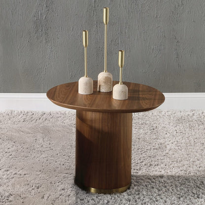 ACME Furniture - Willene End Table - Ceramic Top & Walnut Finish - LV03156 view 3